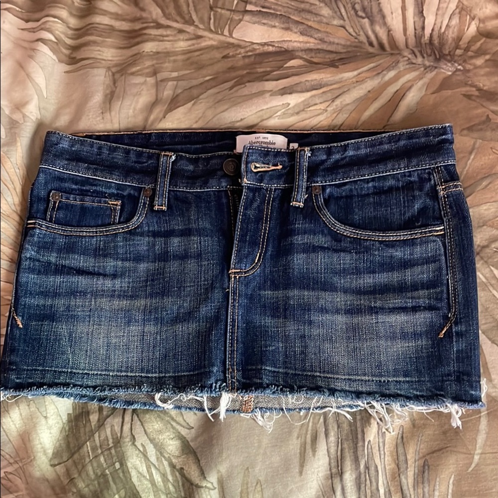Denim Mini Skirt